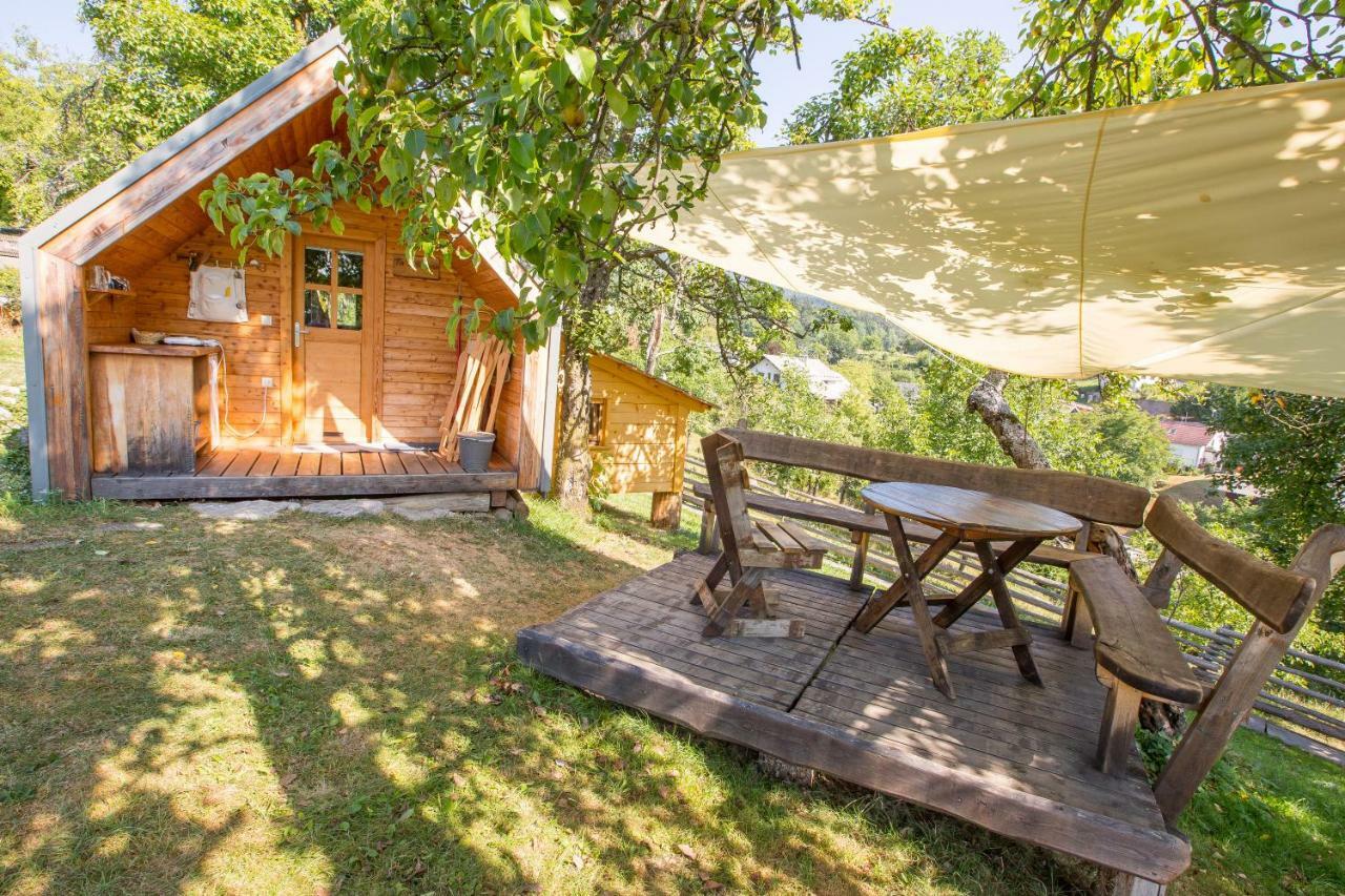 Glamping Organic Farm Slibar Villa Trzic Ngoại thất bức ảnh