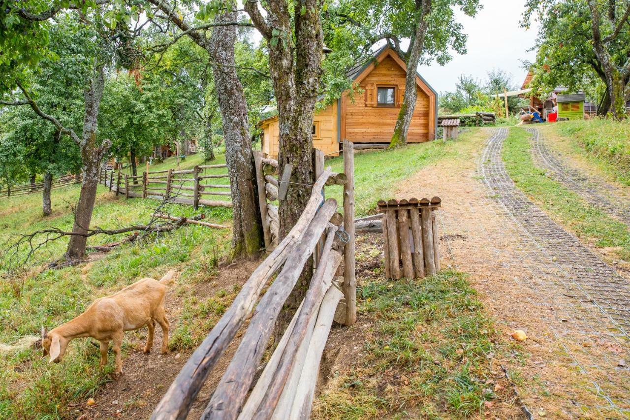 Glamping Organic Farm Slibar Villa Trzic Ngoại thất bức ảnh