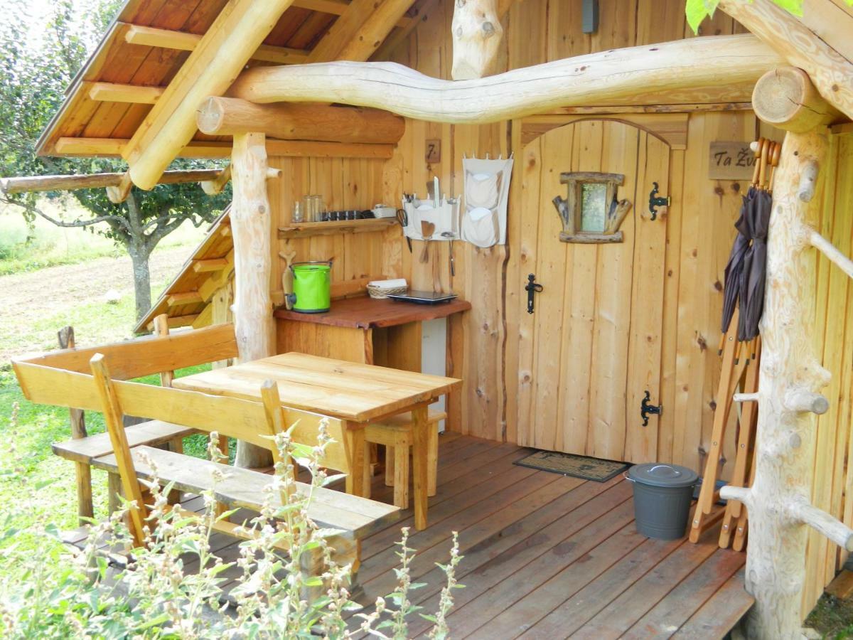 Glamping Organic Farm Slibar Villa Trzic Ngoại thất bức ảnh